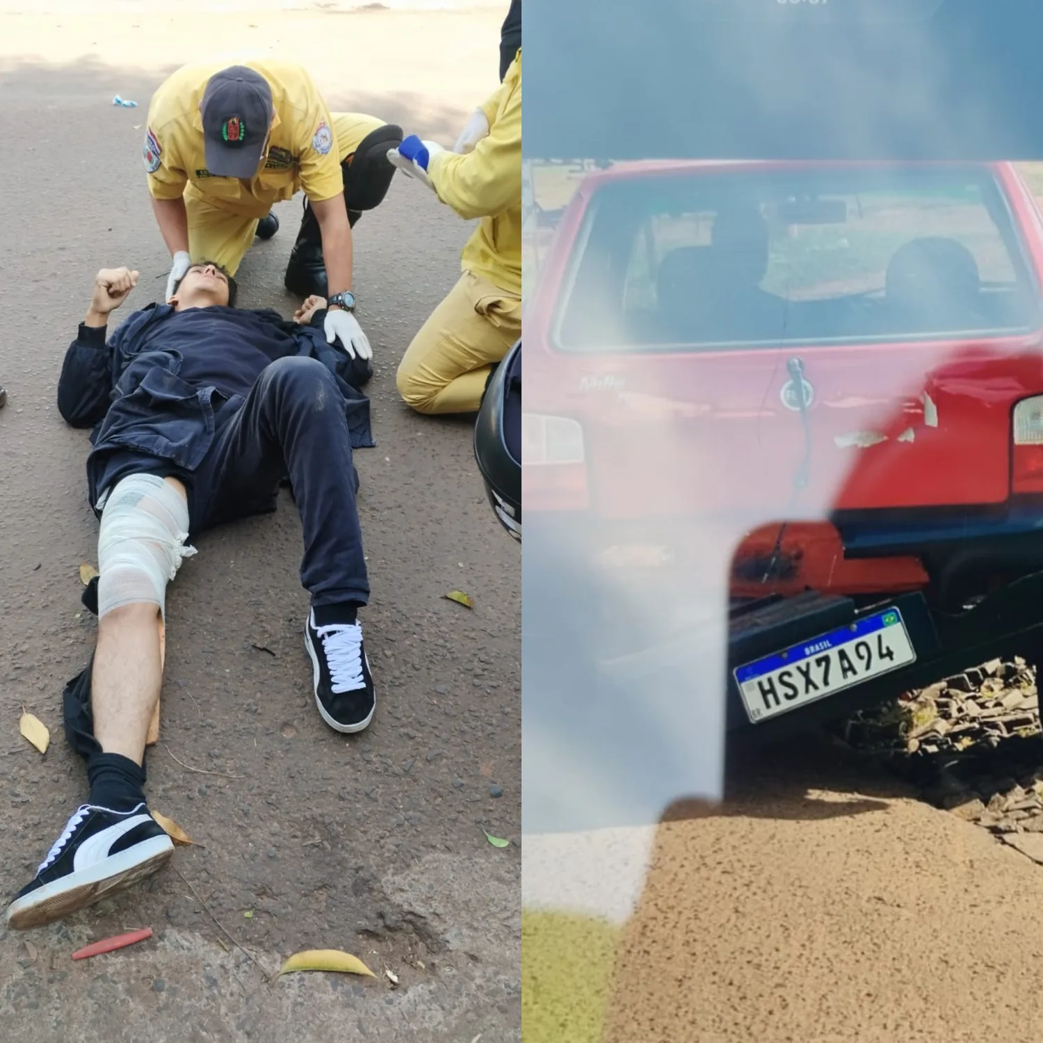 Automovilista huye hacia Brasil tras atropellar a motociclista en Pedro Juan Caballero
