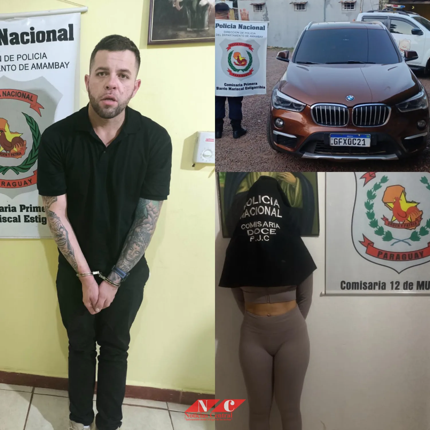 Detienen en Pedro Juan Caballero al presunto líder del Primer Comando Catarinense