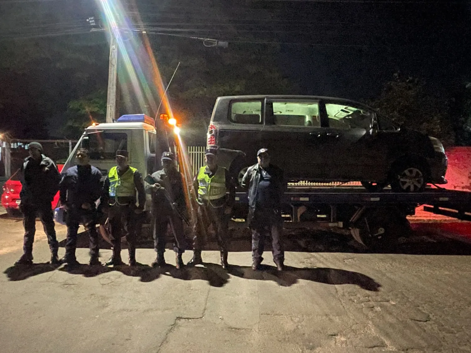 Recuperan en Ponta Porã la furgoneta de una transportadora robada en Pedro Juan Caballero