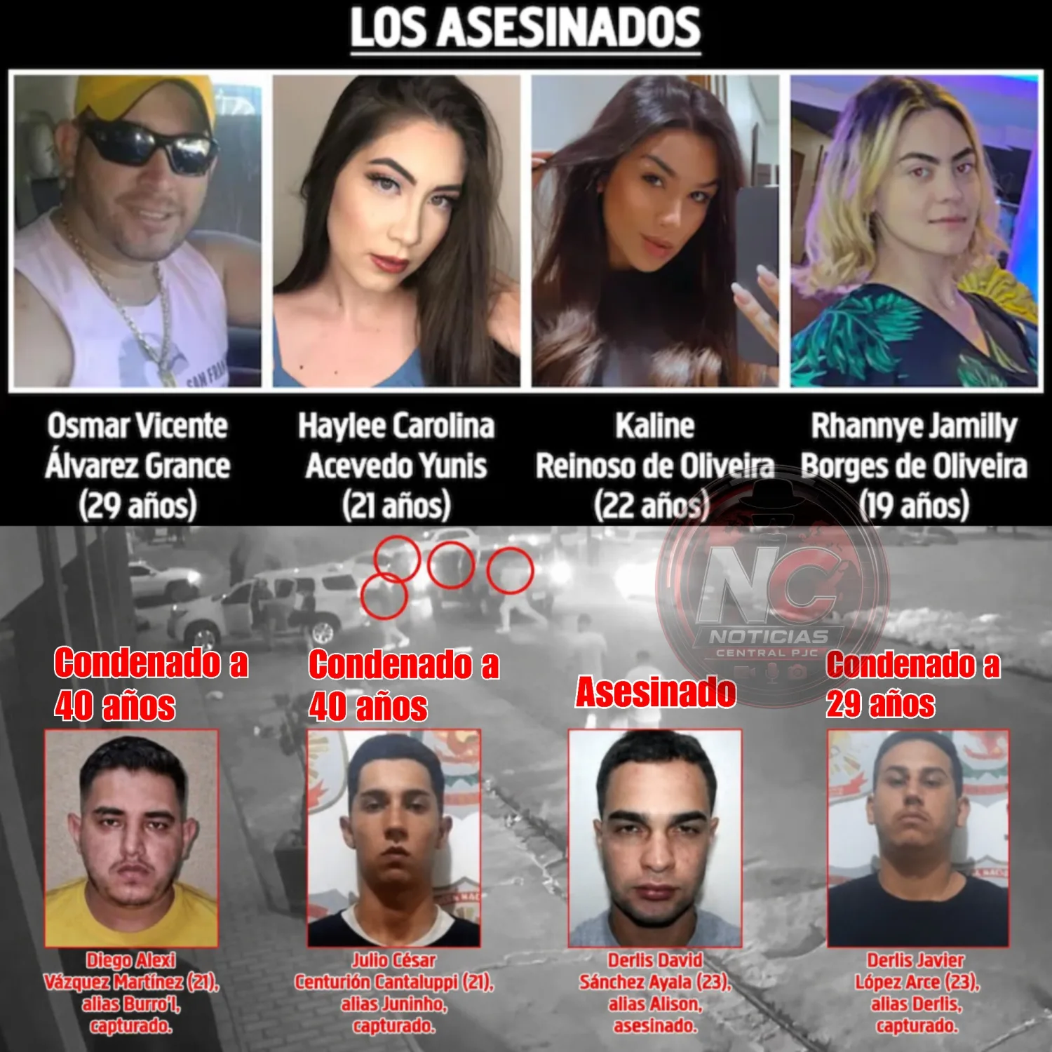 Condenan a tres acusados por el cuádruple homicidio ocurrido en Pedro Juan Caballero