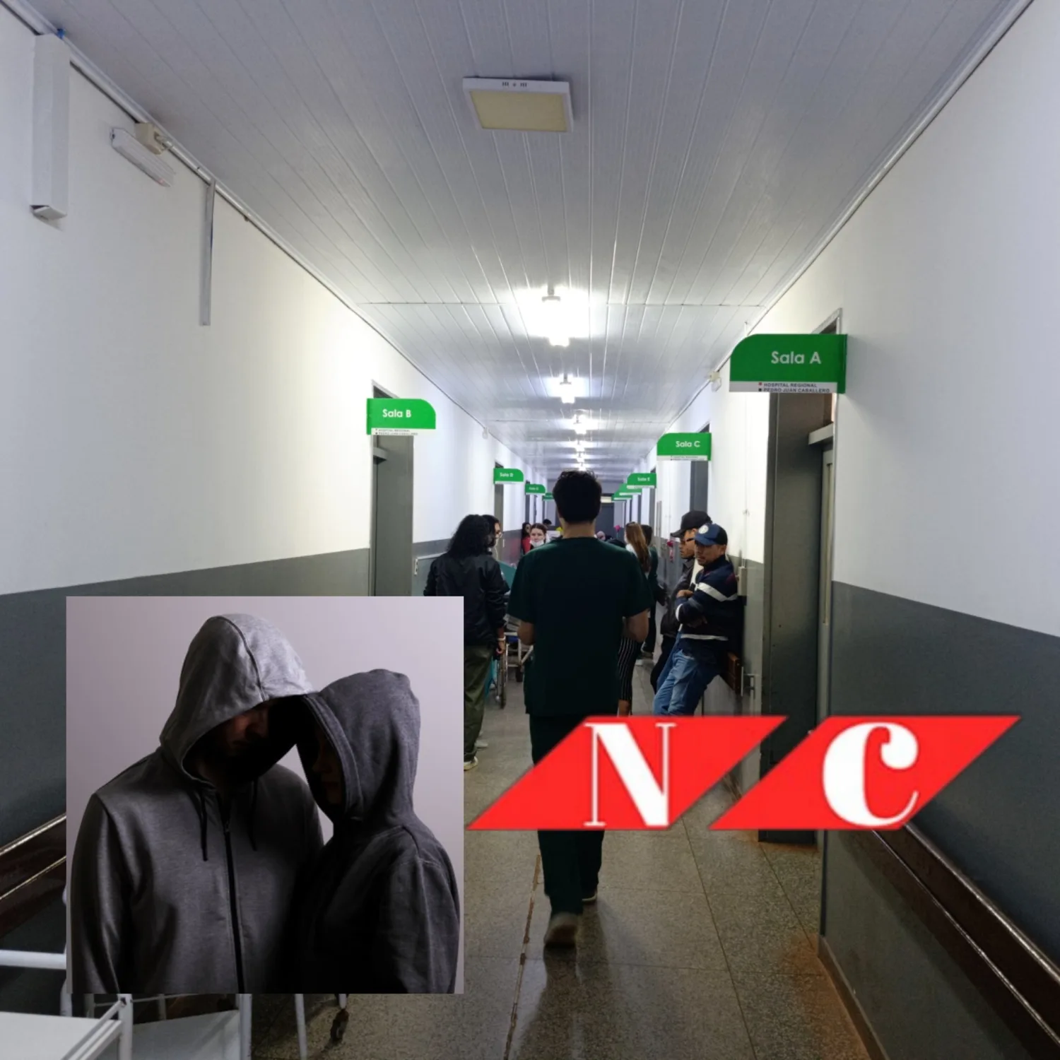 Dos sujetos armados irrumpieron en el Hospital Regional de Pedro Juan Caballero