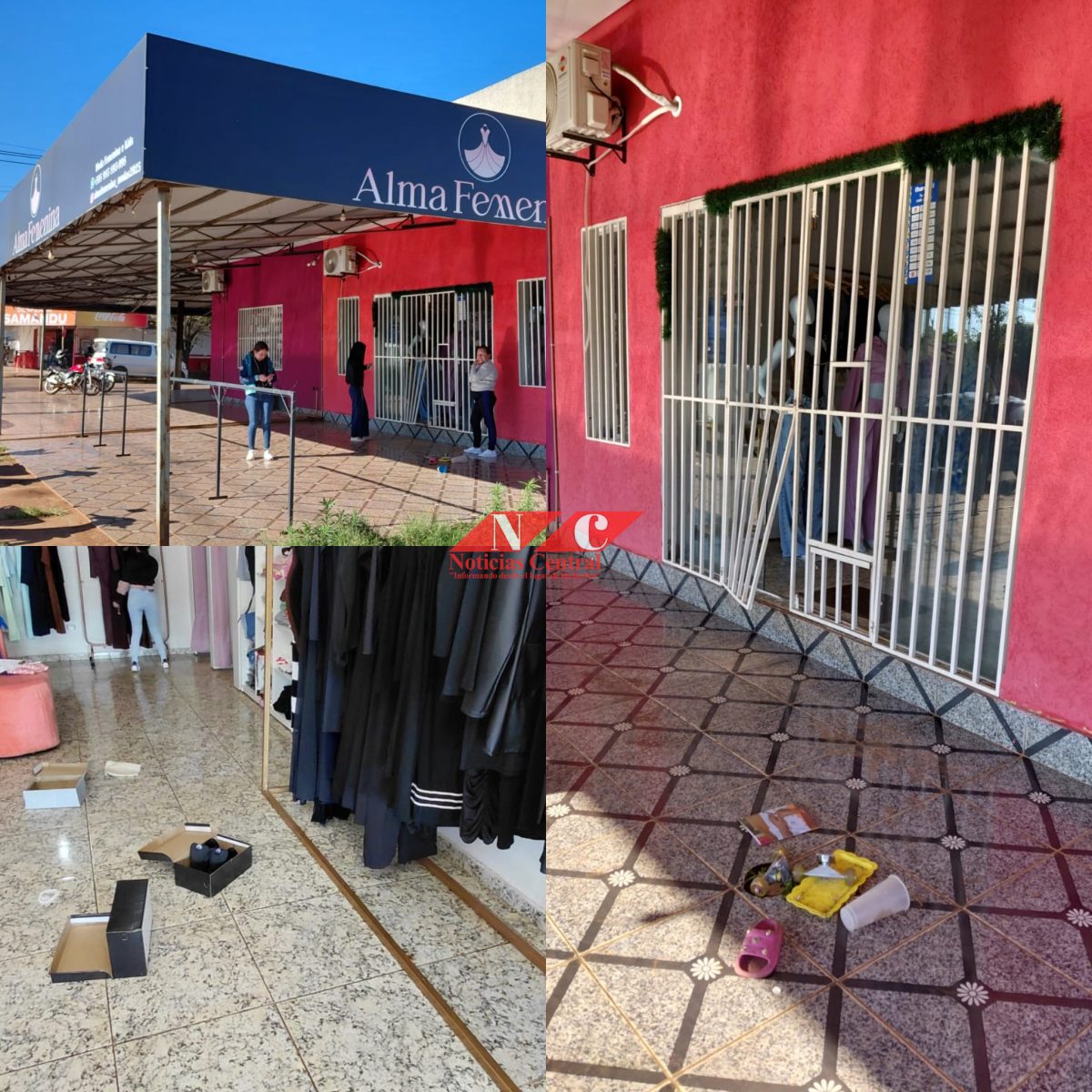 Hurtan dinero y prendas de vestir de una tienda femenina en Pedro Juan Caballero