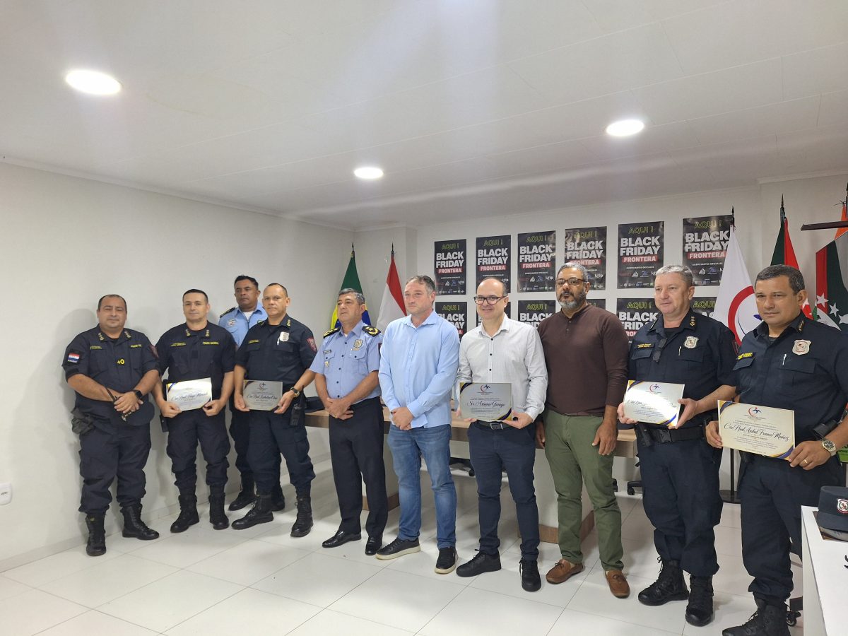 La CCITS distinguió a autoridades y efectivos policiales por su labor durante el Black Friday Frontera 2026