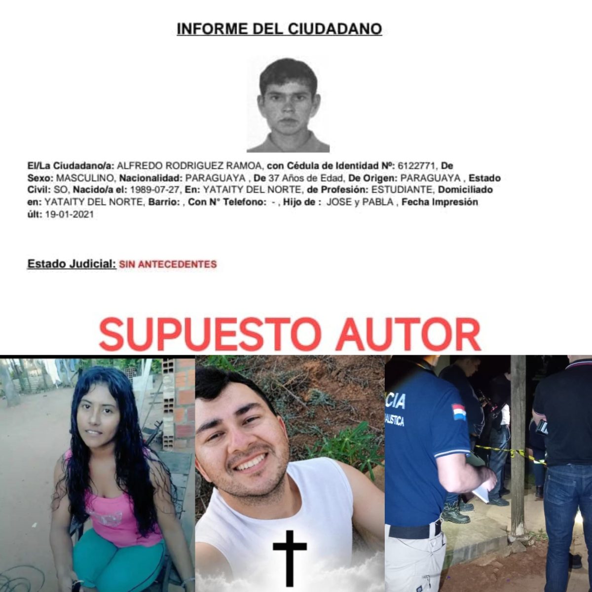 San Pedro: hombre habría asesinado a su primo y herido a tres mujeres en un ataque con arma blanca